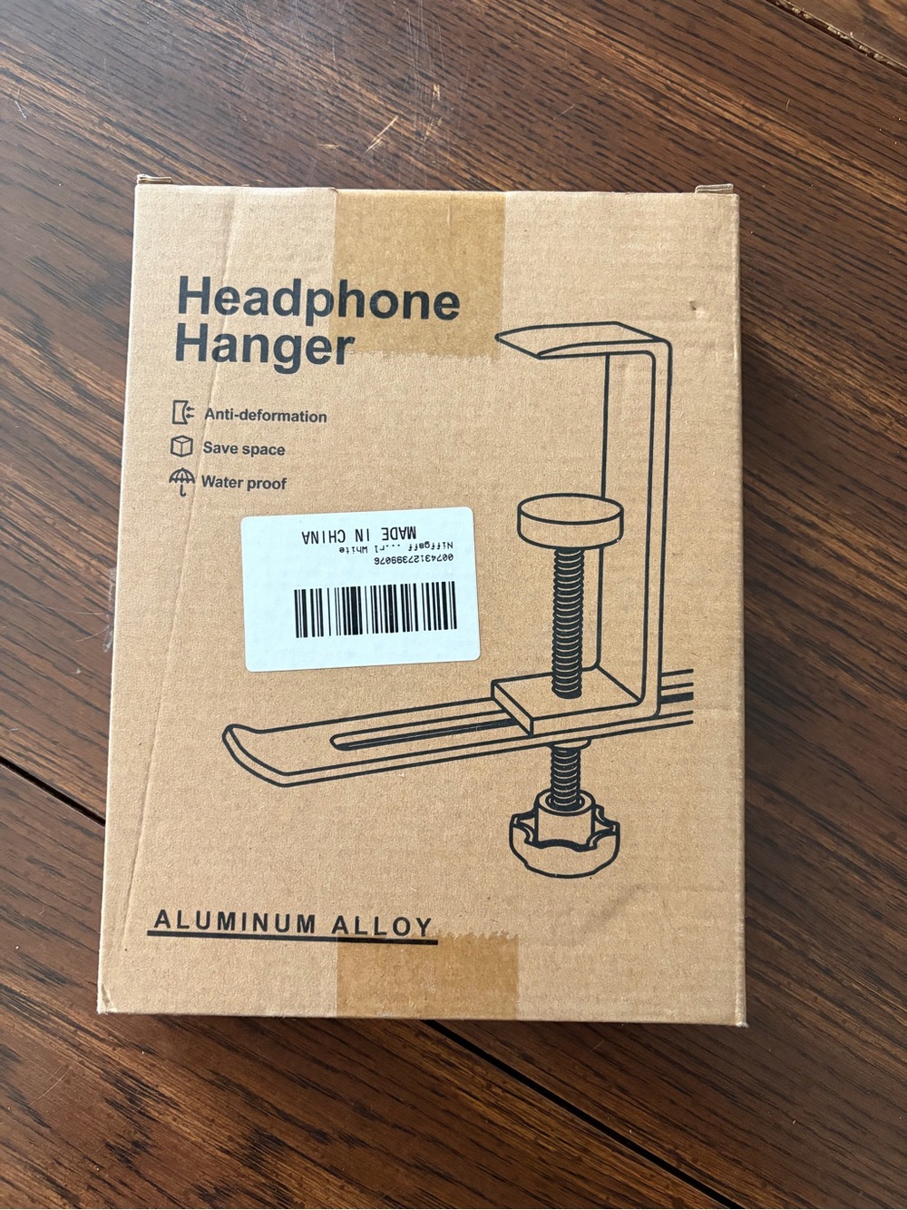 NIB Headphone Hanger Aluminum Alloy